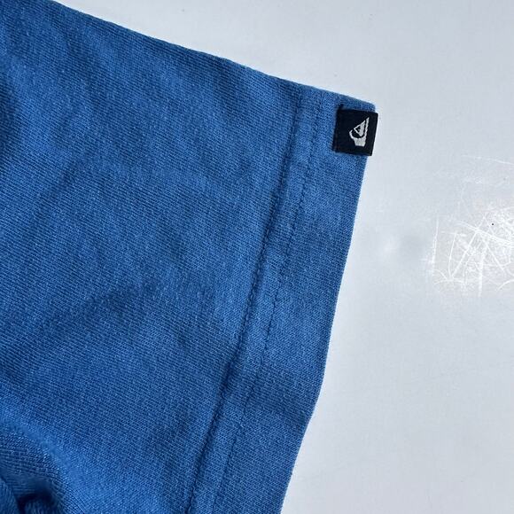 Quiksilver Blue Graphic Short Sleeve Tee - Size Small - Picture 3 of 6